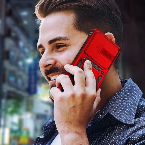 حالة الهاتف Leyi for Samsung Galaxy A52-5G: حالة هاتف Samsung A52 مع واقي الشاشة [زجاج مقبث] ، غطاء كاميرا مقاومة للغبار وعرة معدن مغناطيسي Forro Funda Para A 52 للرجال ، الأسود in Saudi Arabia