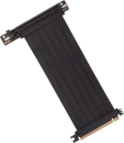 PCIE 3.0 X16 High Speed Flexible Extender Riser Cable Card Extension Cord Adapter Riser Card, Right Angle Connector (20cm) in Kuwait