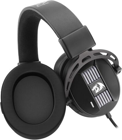 Redragon H375 سماعة ألعاب سلكية ، برامج تشغيل 53 مم 7.1 صوت محيطي ، ميكروفت إلغاء الضوضاء القابلة للفصل ، سماعة كمبيوتر USB مع RGB ، تصميم خفيف الوزن للكمبيوتر/الكمبيوتر المحمول/PS4 in Saudi Arabia