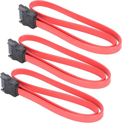10pcs كابل SATA ، 7pin ذكور إلى كابل تمديد بيانات SSD ، استبدال كابل SATA لبيانات القرص الصلب الخارجي 19.7in in Kuwait