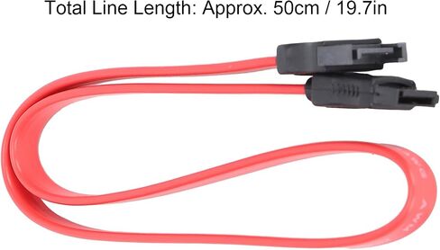 10pcs كابل SATA ، 7pin ذكور إلى كابل تمديد بيانات SSD ، استبدال كابل SATA لبيانات القرص الصلب الخارجي 19.7in in Kuwait