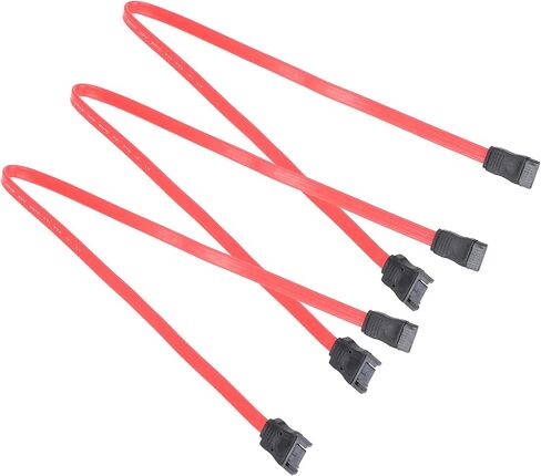 10pcs كابل SATA ، 7pin ذكور إلى كابل تمديد بيانات SSD ، استبدال كابل SATA لبيانات القرص الصلب الخارجي 19.7in in Kuwait