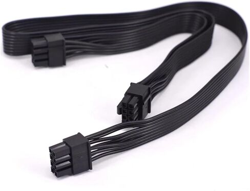 for ADATA XPG CORE Reactor 850w 650w PCIe 6Pin to IDE SATA GPU PCI-e 8Pin to 2 Port 6+2pin Power Supply Cable for Mining 18WAG(8Pin to Dual 8pin) in Saudi Arabia