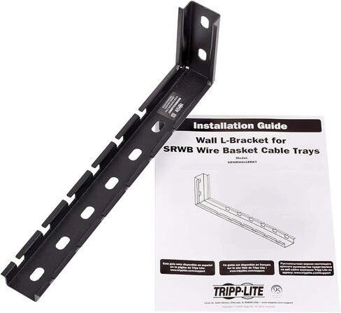 Tripp Lite Wall L Bracket, L Shaped Bracket for 150 mm and 300 mm Wire Mesh Cable Trays (SRWBWALLBRKT) in Kuwait