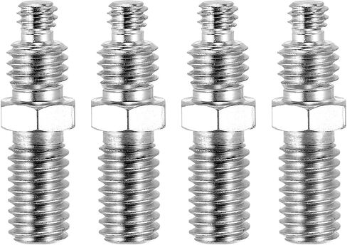 محول برغي ترايبود ترايبود 1/4 "إلى 3/8" ذكور تقليل البراغي محول ترشيح ترايبود ترايبود لترايش ترايبود من الكاميرا ، 4pcs in Saudi Arabia
