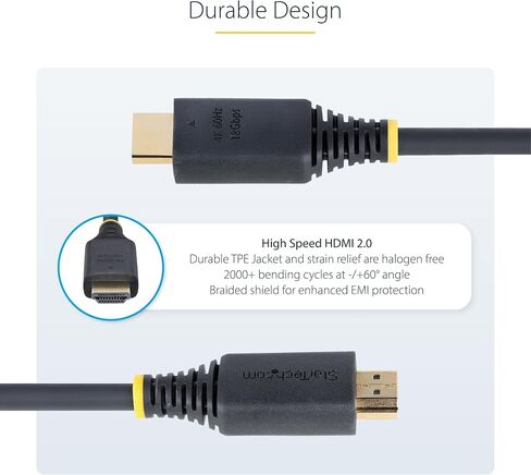 Startech.com 10ft (3M) كابل HDMI عالي السرعة معتمد in Saudi Arabia