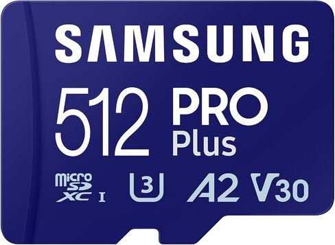 بطاقة Samsung Pro Plus Micro SD ، 512 GB MicroSDXC ، UHS-I U3 ، MB-MD512SA-IT/EC in Saudi Arabia