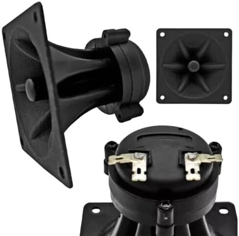 4 Pack 3.25" inch Flush Mount Square Super Horn Tweeter Speakers 3.25" x 3.25" Car Home Audio in Saudi Arabia