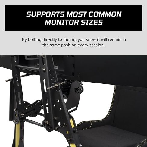 FANATEC Sim Racing CSL Cockpit Monitor Holder – Stable and Secure, Designed For The CSL Cockpit, Wide Range Monitor Support, Fully Adjustable – Black in Saudi Arabia
