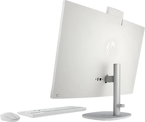 HP 27 "FHD Touchscreen All-in-One Computer-Intel Core Ultra 7 155U حتى 4.8 جيجا هرتز ، وذاكرة وصول عشوائية 96 جيجا بايت ، و 1 تيرابايت NVME SSD ، و Intel Iris XE Graphics ، و 1080p WebCam in Kuwait