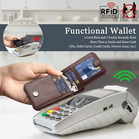 Fanavagy متوافق مع iPhone 15 Plus/14 Plus Wallet مع حامل بطاقة حظر RFID ، وغطاء هاتف Clasp Clasp Magnetic Pu لتركيب السيارة مع واقي كاميرا الشاشة ، Press in Kuwait