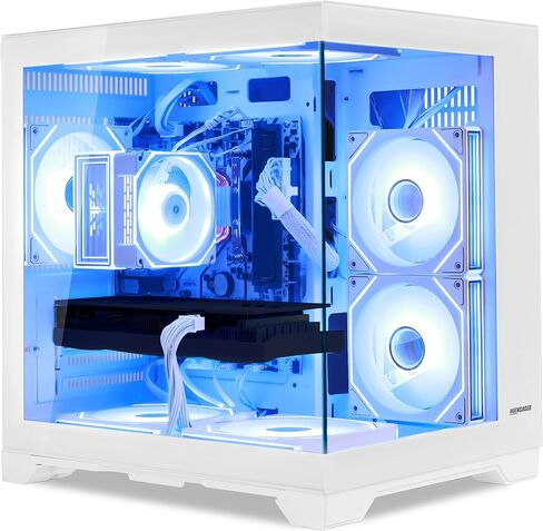 RGB الإضاءة RGB سطح المكتب سطح المكتب AMD Ryzen 5 5500 6-Core 3.6 GHz ، Intel ARC B580 12GB ، 16GB DDR4 3200MHz RAM ، 1TB PCIE SSD ، RGB FAN in Kuwait