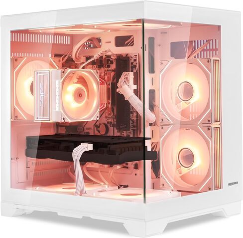 RGB الإضاءة RGB سطح المكتب سطح المكتب AMD Ryzen 5 5500 6-Core 3.6 GHz ، Intel ARC B580 12GB ، 16GB DDR4 3200MHz RAM ، 1TB PCIE SSD ، RGB FAN in Kuwait
