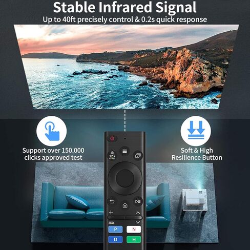 جهاز تحكم عن بعد بديل للصوت L5B83G متوافق مع Fire Smart Stick (الجيل الثاني، الجيل الثالث، Lite، 4K، 4K MAX)، لمكعب AMZ (الجيل الأول، الجيل الثاني، الجيل الثالث)، لـ AMZ (تصميم قلادة الجيل الثالث) in Kuwait