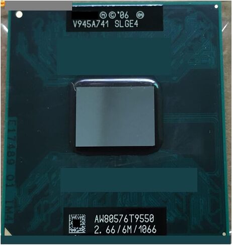 CPU Laptop c 2 Duo T9550 6M Cache/2.66GHz/1066/Dual-Core Socket 479GM45/PM45 Can Work in Saudi Arabia