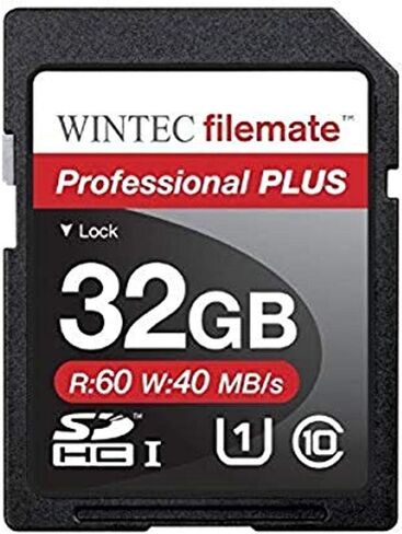 Wintec Professional Plus 32GB UHS-I U1 SDHC C10 CARD (3FMSD32GBU1PI-R) in Saudi Arabia