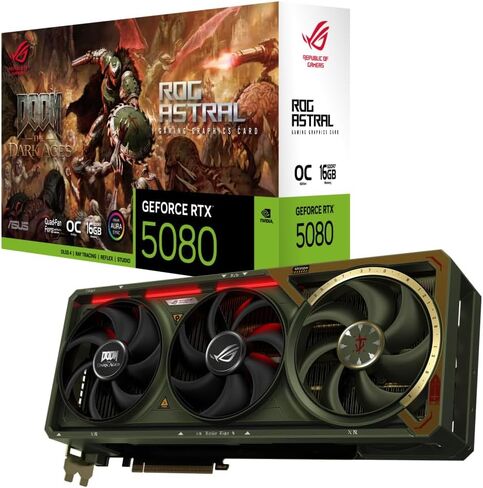 Asus Geforce RTX ™ 5080 16GB GDDR7 OC - DOOM Limited Edition in Saudi Arabia