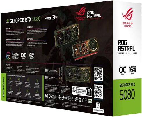 Asus Geforce RTX ™ 5080 16GB GDDR7 OC - DOOM Limited Edition in Saudi Arabia