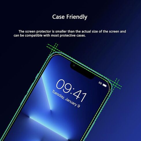 حامي الشاشة لـ iPhone 16 Pro Max Blue Light Block ، الزجاج المقاوم للعقار العسكري مع صينية تثبيت سهلة ، حساسة للمس ، صلابة 9H ، مضاد للقرعة ، 2 حزمة in Saudi Arabia