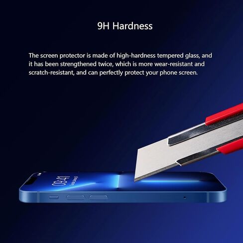 حامي الشاشة لـ iPhone 16 Pro Max Blue Light Block ، الزجاج المقاوم للعقار العسكري مع صينية تثبيت سهلة ، حساسة للمس ، صلابة 9H ، مضاد للقرعة ، 2 حزمة in Saudi Arabia
