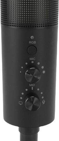 ميكروفون كمبيوتر Sorandy USB ، التوصيل والتشغيل ، ميكروفون ألعاب RGB ، الحد من الضوضاء ، 11 أوضاع إضاءة مع مزامنة ديناميكية ، هيكل مفصل عالمي in Kuwait