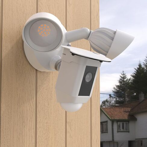غطاء كاميرا Shun Rain Shade متوافق مع كاميرا R-ing Came Wired Wired Plus ، لدرع المطر المقاوم للطقس في R-ing في الهواء الطلق Accesorios (أبيض) in Saudi Arabia