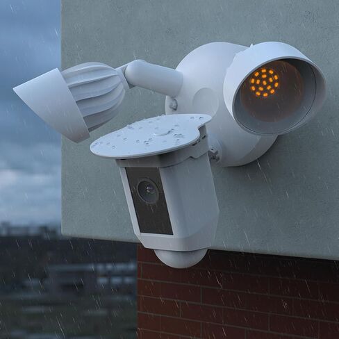 غطاء كاميرا Shun Rain Shade متوافق مع كاميرا R-ing Came Wired Wired Plus ، لدرع المطر المقاوم للطقس في R-ing في الهواء الطلق Accesorios (أبيض) in Saudi Arabia