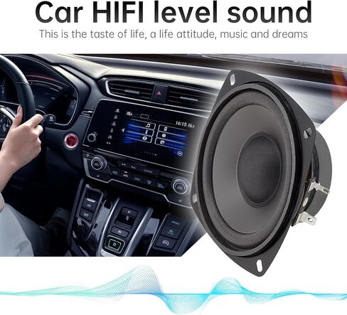 1 قطعة 4 بوصة ثنائية الاتجاه سيارة Hifi Coaxial SPEAKER DOOR Auto Auto Music Music Stereo مكبرات صوت كاملة المدى in Kuwait
