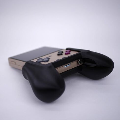 Felt Grip 2-in-1 for Miyoo Mini Plus Comfort Grip Ergonomic Design Felt High Quality Smooth Attachment Handle Gaming Accessory for Miyoo Mini Plus in Kuwait