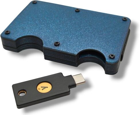 3DMAKE4YOU Wallet, Compatible with YubiKey 5 NFC (USB-A) in Saudi Arabia