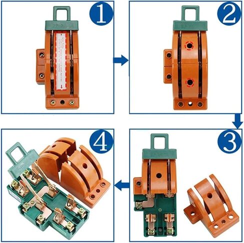 1PC Heavy Duty 2Poles Double Throw 2P 100A Disconnect Switches(2P-100A NO Light) in Saudi Arabia