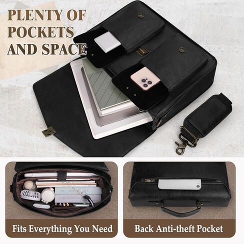 RAKERMORE MANS MASTENGER BAG 17 Int Laptop حقيبة مقاومة للماء PU LEATHER SANCHEL BAC COMPORT in Saudi Arabia