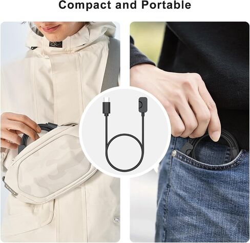 USB A Charger Cable Compatible with Samsung Galaxy Fit 3 Charger, Replacement Charging Cable Dock for Galaxy Watch Fit 3 SM-R390 Smartwatch, 3.3FT/1M in Saudi Arabia