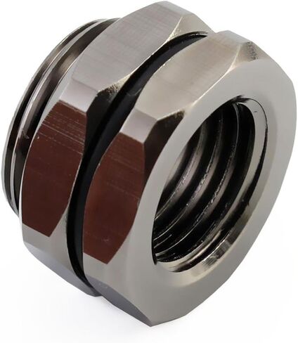 XSPC G1/4 "إلى G1/4" الحاجز ، الكروم الأسود in Kuwait