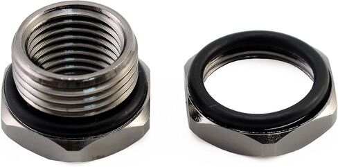 XSPC G1/4 "إلى G1/4" الحاجز ، الكروم الأسود in Kuwait