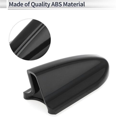 10 Pcs Universal Shark Fin Dummy Antenna Mount 2.1" Aerial for Decoration Only Carbon Fiber Pattern Black in Saudi Arabia