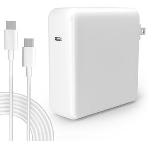 67W USB C Charger ، MAC Book Charger متوافق مع MacBook Pro & MacBook Air مع منفذ USB C و iPad Pro و Samsung Galaxy وجميع الجهاز C من النوع C ، مع 6.6 قدم USBC إلى C Cable in Kuwait