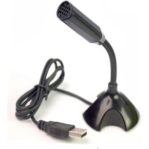 ARTIBETTER USB Computer Microphone for Desktop and Laptop Omnidirectional Condenser Mic for Online Meetings Voice Chat and Gaming Black in Saudi Arabia