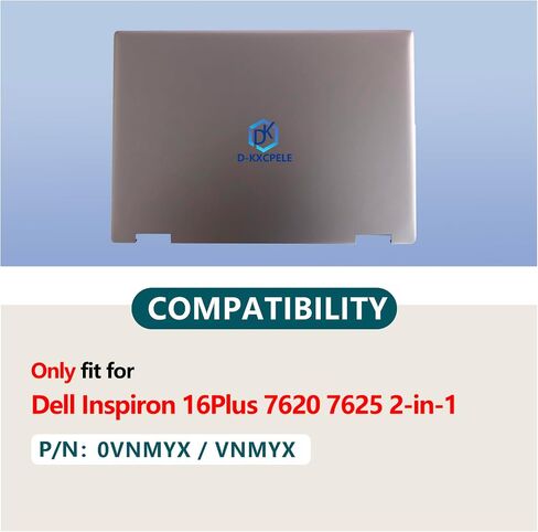 Laptop LCD Top Cover for DELL Inspiron 16 7620 2-in-1 0VNMYX VNMYX Silver Back Cover 460.0QD0V.0014 in Saudi Arabia