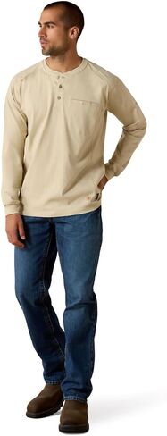 Ariat Men's Big and Tall Flame Resistant Air Henley Shirt in Saudi Arabia