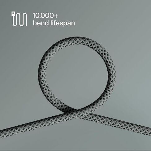 Clemm Chain Cable 60W, USB-C - Lightning MFI, 3.9ft, Dim Gray in Saudi Arabia
