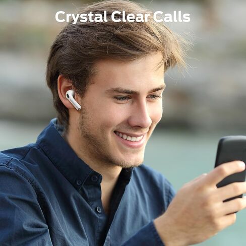 Monster N-Lite 208 سماعات الأذن اللاسلكية ، سماعات الأذن من Bluetooth ، تحكم اللمس ، سماعات الرأس Bluetooth Wireless مع وقت اللعب 30 ساعة ، شحن سريع ، مكالمة واضحة ، ملاءمة مريحة للتشغيل ، أبيض in Kuwait