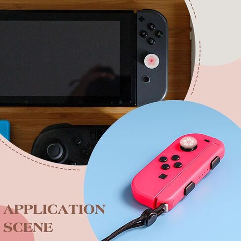 pligreat 12 قطعة فاكهة Joycon الإبهام قبضة Kawaii الليمون الإبهام التوافق مع التبديل sild silicon joverystick استبدال لايت لايت وفرح con controller ، 6 أنماط in Saudi Arabia