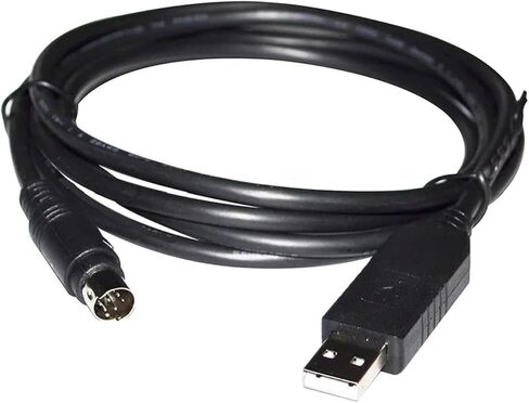 Industrial FT232RL CHIP USB to DIN 8P MD8 Adapter RS422 Serial Communication Cable for Nikki SERVO Driver to PC(1.8m) in Saudi Arabia