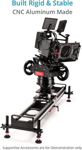 PROAIM 2' Flyking Precision Camera Slider. 100mm Bowl Head Platform. Payload up to 70kg/ 154 lb. 1.3' Slider Travel. 360° Panning. Built-in End-Stop Shock Absorbers in Saudi Arabia