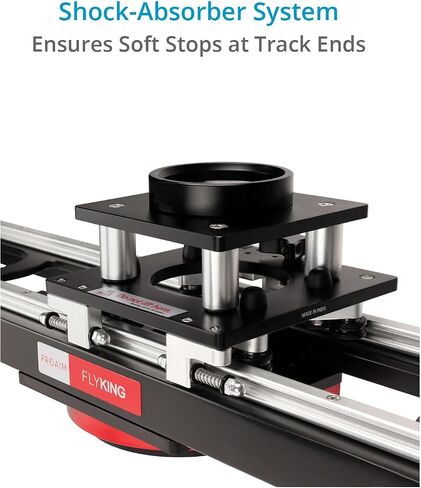 PROAIM 2' Flyking Precision Camera Slider. 100mm Bowl Head Platform. Payload up to 70kg/ 154 lb. 1.3' Slider Travel. 360° Panning. Built-in End-Stop Shock Absorbers in Saudi Arabia