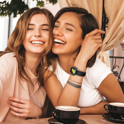 Magnetic Silicone Galaxy Watch 7/6/5/4/FE Band 40mm 44mm,for Samsung Galaxy Watch 6/4 classic 47mm 43mm 46mm 42mm/5 pro 45mm Women Men,No Gap Silicone Link Loop Sport Strap Wristbands in Kuwait