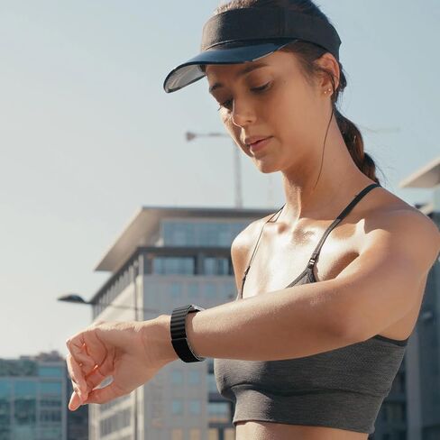 Magnetic Silicone Galaxy Watch 7/6/5/4/FE Band 40mm 44mm,for Samsung Galaxy Watch 6/4 classic 47mm 43mm 46mm 42mm/5 pro 45mm Women Men,No Gap Silicone Link Loop Sport Strap Wristbands in Kuwait