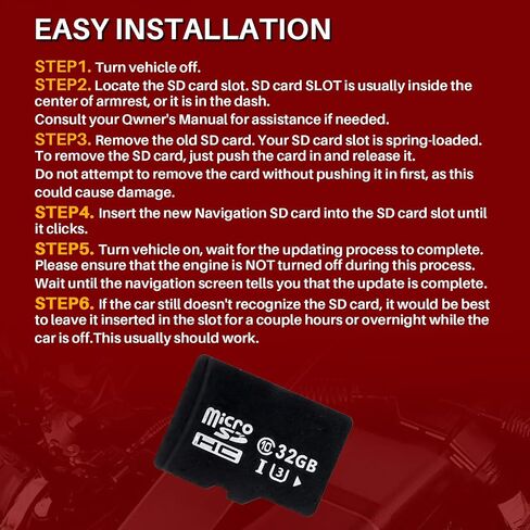 Ginoffy 2025 SD Card Card Map Update مع Toyota Tacoma Highlander RAV4 TUNDRA 4RUNNER SIENNA PRIUS VENZA MIRAI COROLLA USA/CANADA MAPS استبدال 86271-0E077 in Kuwait