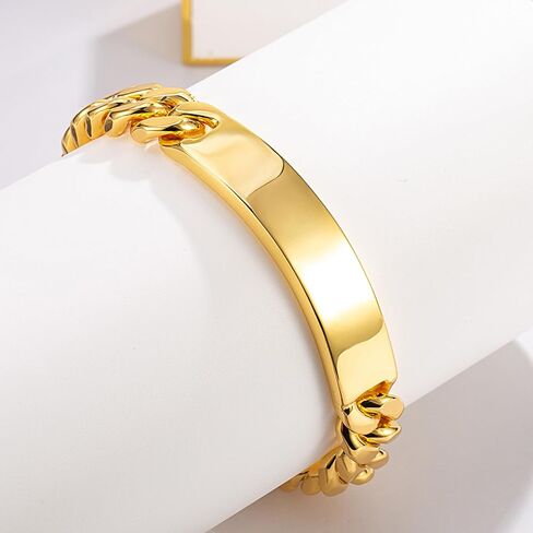 Men 925 Sterling Silver Solid Miami Cuban Link Chain Bracelet 12MM Rectangular Card Bangles 7 "7.5" 8 "8.5" 9 "9.5" 10" Thick Big Curb Cuban Chain Jewelry Gift in Saudi Arabia